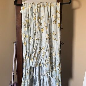 TARGET 2 piece crop shirt n skirt